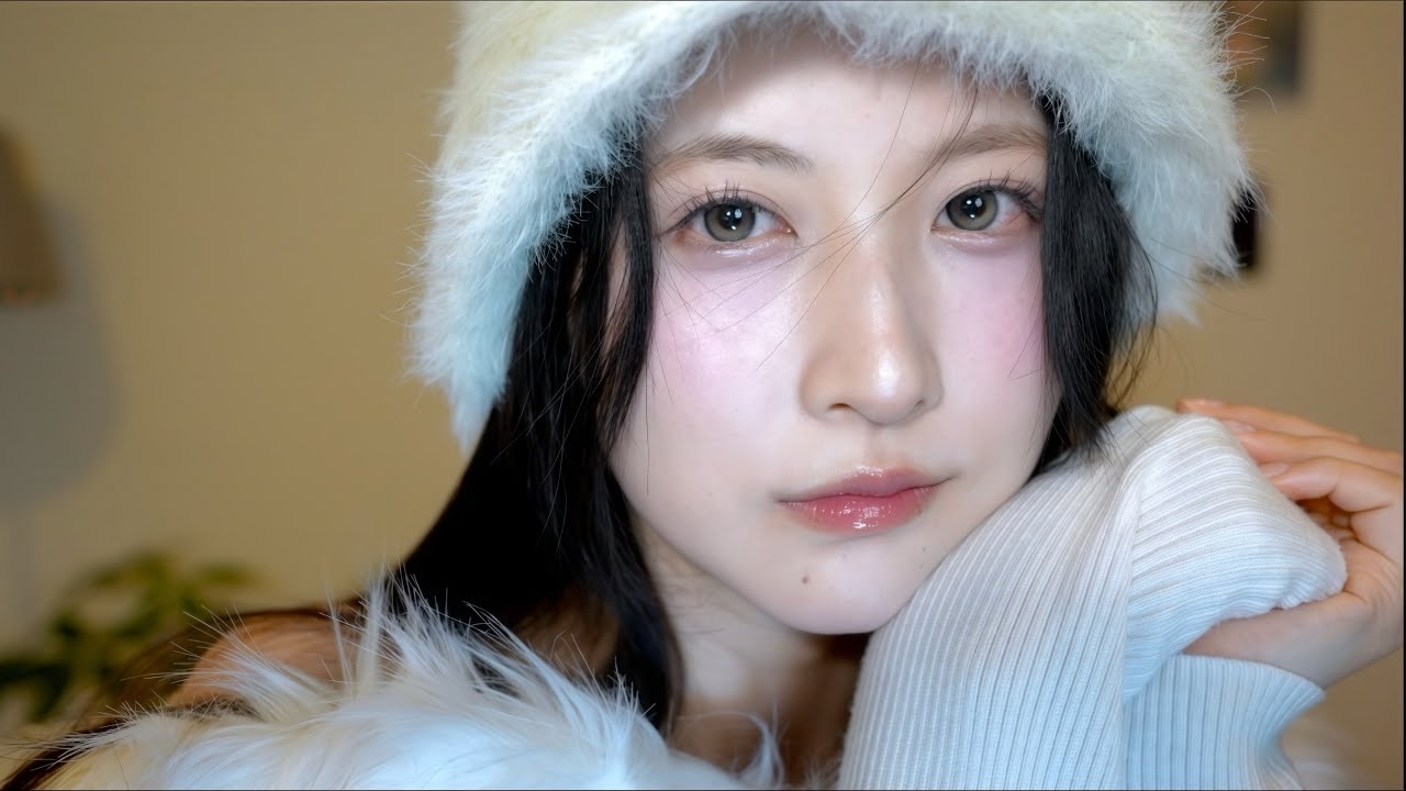 【冬メイク】プチプラで透明感たっぷり冬のデートメイク❄️