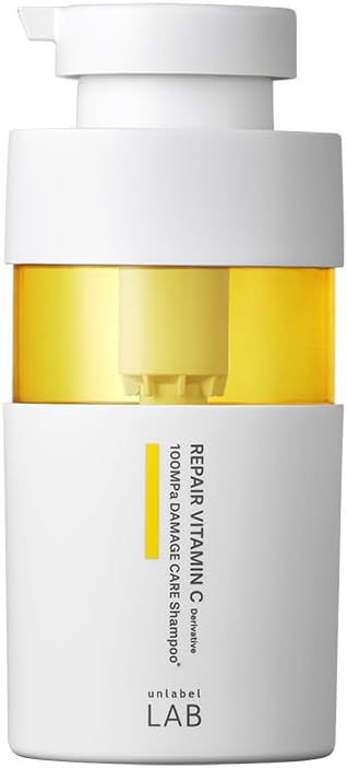 アンレーベル unlabel ラボ V リペア シャンプー 400ｍL ヘアケア ビタミンC誘導体 美容液 シャンプー 集中ケア ツヤ髪 ダメージ補修 保湿 キューティクル保護
