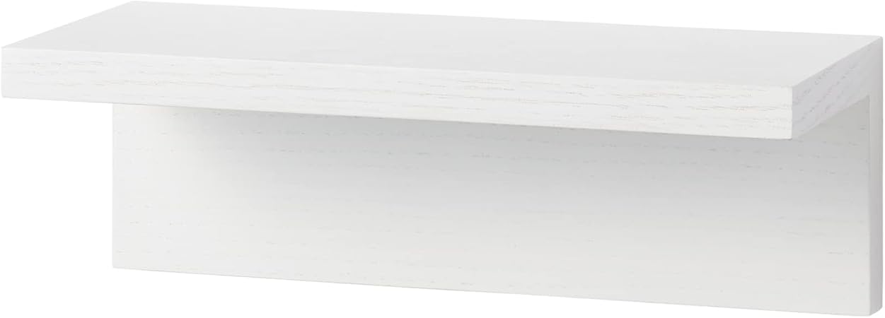 無印良品 壁に付けられる家具棚 オーク材突板 ライトグレー 幅30×奥行12×高さ10cm 12939870