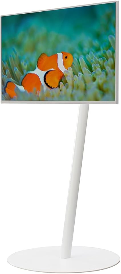 WALL【 グッドデザイン賞受賞 】A2 FLAT BASE テレビスタンド 7の字フレーム ロータイプ サテンホワイト 耐震 震度7対応 高さ5段階調整 24~55インチ対応 白 ホワイト 自立 壁寄せ テレビ台 穴開けない 工事不要 組立簡単 壁掛け風 おしゃれ tv stand EQUALS イコールズ ウォール