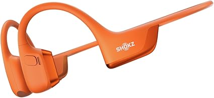 Shokz (ショックス) OpenRun Pro 2 骨伝導イヤホン ワイヤレス bluetooth5.3 オープンイヤーヘッドホン 耳を塞がない 自動ペアリングヘッドフォン マイク付き 技適認証済み ランニング・スポーツイヤフォン P55防水 急速充電 12時間再生 USB-C充電 オレンジ