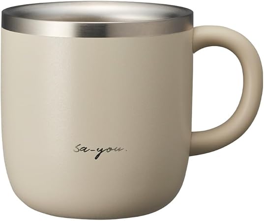 【白湯専用マグカップ】 ドウシシャ マグカップ白湯専科マグカップ 320ml ピンクベージュ ON℃ZONE（オンドゾーン）
