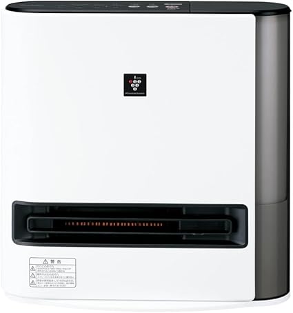 シャープ プラズマクラスター 加湿 セラミックファンヒーター HX-RK12-W ホワイト 暖房8(6)畳 / 加湿18(11)畳/大風量 プラズマクラスター7000 Wセンサー 清潔たっぷり加湿 容量約3.1L 省エネ 日本製