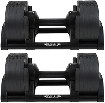 [フレックスベル] FLEXBELL 可変式ダンベル 新型 2kg刻み 20kg×2個セット (NUO 正規代理店 2年保証）アジャスタブルダンベル NUOBELL ブラック NUO-FLEX2.0_20