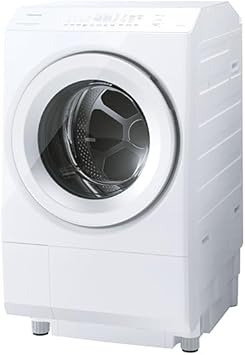 【セット品・5年延長保証付！】ZABOON ドラム式洗濯乾燥機 幅60㎝ 洗濯12kg 乾燥7kg 抗菌ウルトラファインバブル洗浄W ヒートポンプ除湿乾燥 Ag+抗菌水 洗剤自動投入 温水洗浄 TW-127XM5R(W) 右開き（蝶番が右） 1台・ボタン電池 LR41H（ジェネリック）