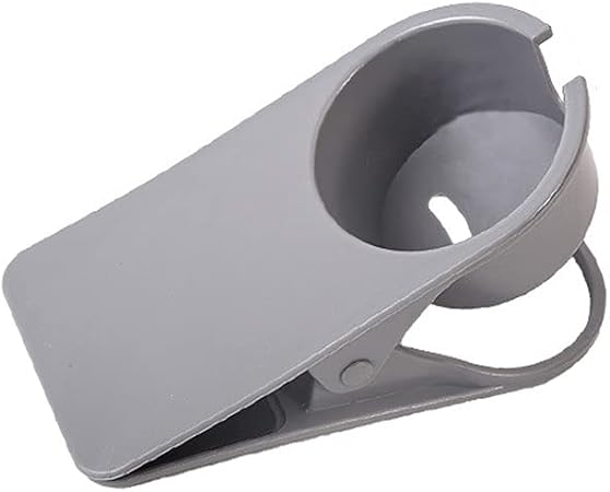 OUGIC カップ ホルダー クリップ【カップホルダーをこぼしません】、ドリンクホルダー クランプ固定式、取り付けが簡単こぼれないコップ、デスクの必需品