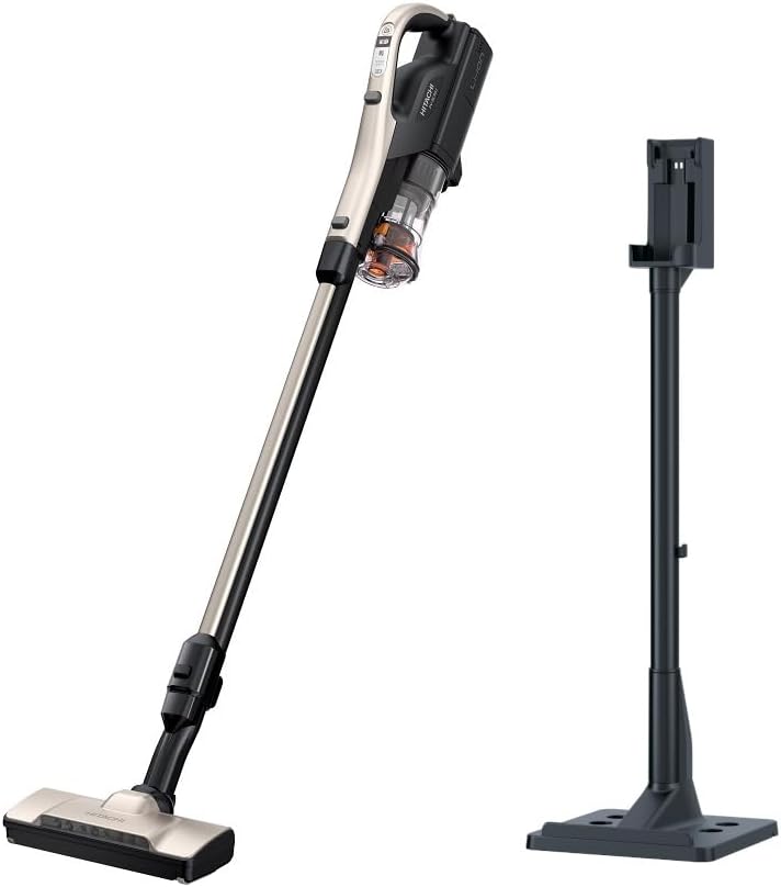 日立(HITACHI) 掃除機 パワかる コードレス スティッククリーナー PV-BL50J N シャンパンゴールド 本体日本製 軽量ボディ 自走式