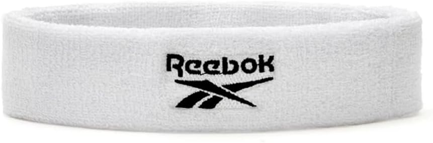 リーボック(Reebok) スポーツ ヘッドバンド ブラック グレー ホワイト 吸汗 速乾 伸縮 運動 男女兼用 RASB-11030