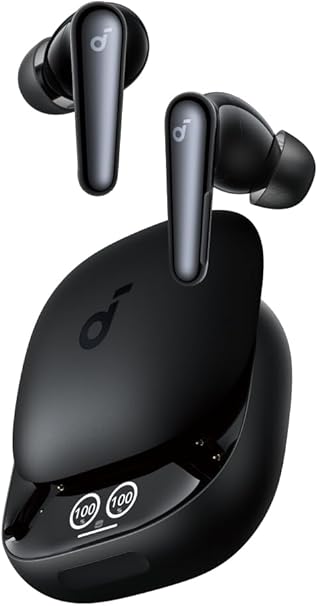 Anker Soundcore Liberty 4 Pro（Bluetooth 5.3）【カナル型完全ワイヤレスイヤホン/ウルトラノイズキャンセリング 3.5 / A.C.A.A 4.0 / ハイレゾ/感圧 & スワイプセンサー搭載/PSE技術基準適合】ミッドナイトブラック