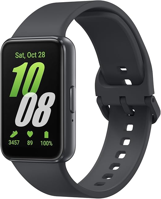 Samsung Galaxy Fit3｜グレー｜スマートウォッチ｜Samsung純正 国内正規品｜2025年発売｜バッテリー持続最大13日｜エクササイズ記録｜防水・防塵 5ATM+IP68｜軽量｜ディスプレイ1.6インチ｜睡眠管理｜SM-R390NZAAXJP