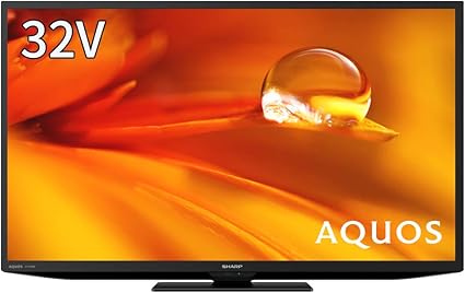 シャープ 32V型 液晶 テレビ AQUOS 2T-C32DE-B ハイビジョン 外付けHDD裏番組録画対応 2021年モデル ブラック