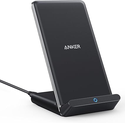 Anker PowerWave 10 Stand ワイヤレス充電器 Qi認証 iPhone 16シリーズ / 15シリーズ / 14シリーズ Galaxy 各種対応 最大10W出力 (ブラック)