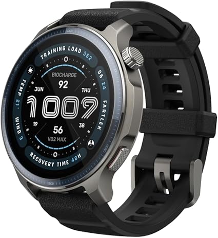 Amazfit Balance 2 Smart Watch, Multi-Sport, Sapphire Glass, Golf Function, 21 Day Long Battery, BioCharge AI Voice Control and Sleep/Exercise Management, Offline Maps, Built-in GPS, Navigation, 170