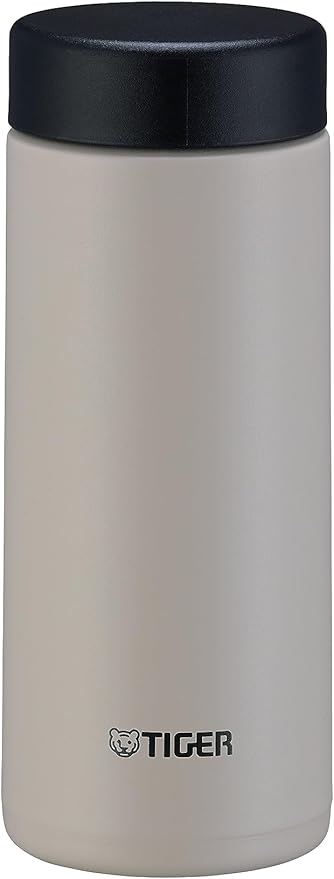 【食洗器対応・パッキン一体モデル】 タイガー魔法瓶(TIGER) 水筒 350ml 白湯OK スクリューステンレスボトル ふたとパッキンが一体化で洗うのは2点のみ らくらくキャップ 真空断熱 マグ 保温保冷 タンブラー利用可 イーグレットホワイト MMZーW035WK