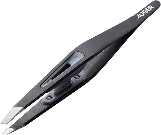 貝印(Kai Corporation) AUGER 毛抜き(AUGER (オーガー) 先斜 眉毛 まゆげ ムダ毛 ピンセット メンズ 身だしなみ)