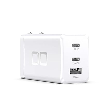 CIO LilNob iPhone12 USB PD 充電器 65W GaN(窒化ガリウム) Type-C ACアダプター 3ポート USB PD3.0 【世界最小】 USB-C 急速充電器 軽量 タイプC PPS iPhone Android Macbook Pro iPad Pro ノートパソコン Switchなど対応(ホワイト)