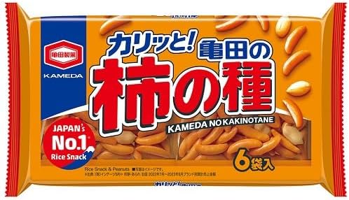 亀田製菓 亀田の柿の種6袋詰 180g×12袋