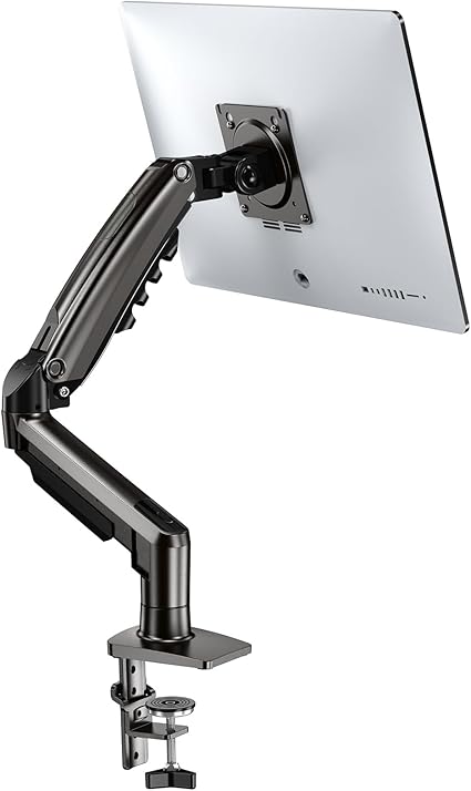 HUANUO (ファーノー) PCモニターアーム 液晶ディスプレイアーム 13～32インチ対応 耐荷重2～9kg ガススプリング式 グロメット式＆クランプ式 VESA100*100 多角度調節 ケーブル収納 HNSS6