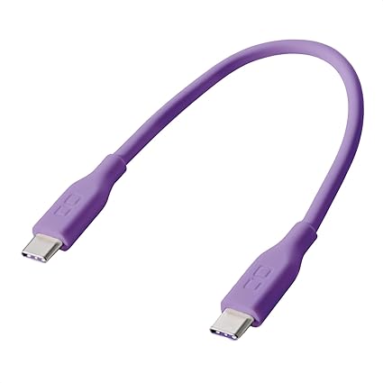 CIO 柔らかいシリコンケーブル C to C (USB Type-C/USB-C) 100W PD 急速 充電ケーブル 絡まない iPhone15 / 16 / Macbook Pro/Air/iPad/ノートパソコン Galaxy Google Pixel Android (アンドロイド)