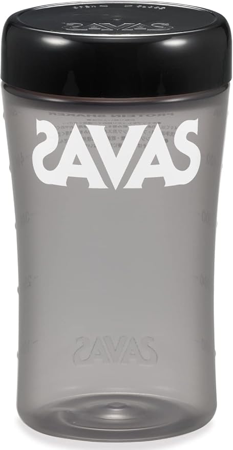 ザバス(SAVAS) プロテインシェイカー 500ml 黒(ブラック) 明治【Amazon.co.jp限定】