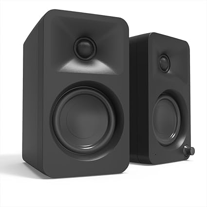 【国内正規品】Kanto アクティブデスクトップスピーカー ORA マットブラック Bluetooth5.0/USB-C入力（24-bit/96kHz）/RCA入力/100W DSP/ハイレゾ対応