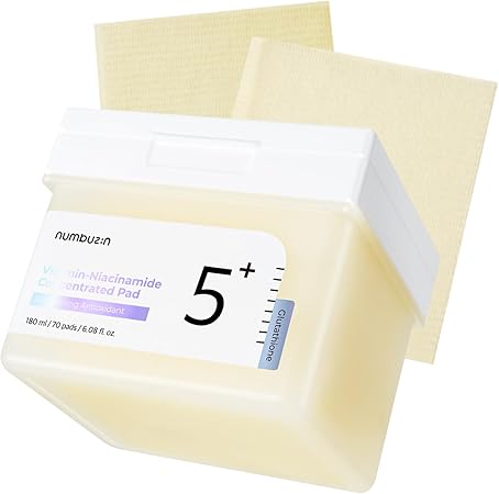 ナンバーズイン(numbuzin) 5番 白玉グルタチオンＣフィルムパッド 70枚/180ml | グルタチオン ビタミン ナイアシンアミド 高濃度 配合 肌トーン 色素沈着 くすみ シミ ケア