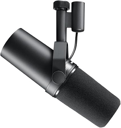 SHURE シュア ダイナミックマイク SM7B : カーディオイド 単一指向性 XLR 有線 ノイズ除去 配信 ストリーミング 音声 音楽 演奏 録音 レコーディング YouTube 実況 ゲーム ゲーミング ボーカル ポッドキャスト DTM 宅録 テレワーク【国内正規品/メーカー保証2年】