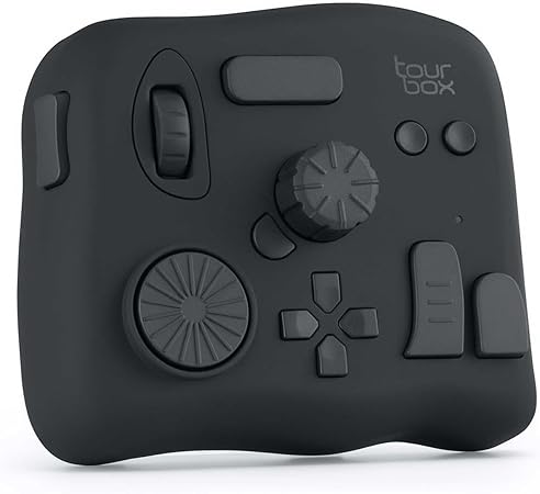TourBox NEO 公式ストア プロ 左手デバイス 片手キーボード イラスト制作 画像 動画編集 絵描き アニメ デザイン 絵師 カスタム マクロ ショートカット ブラインド操作 Clip Studio Paint Illustrator DaVinci Resolve Premiere Lightroom Photoshop 板タブ 液タブ ペンタブ用 マウス Windows/Mac対応