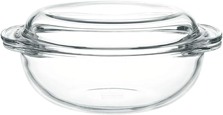 iwaki(イワキ) 耐熱ガラス キャセロール 1.5L B683 電子レンジ調理 炊飯 オーブン 蒸し器 煮込み ボウル 食洗機可