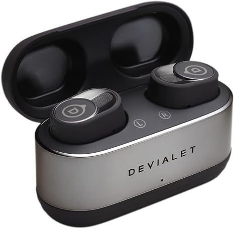 Devialet Gemini II イヤホン 2年保証付き | 最大40dBのANC | チタンコーティング10mm高感度ドライバー | 最大22時間のバッテリー寿命 | アダプティブ・ノイズキャンセリングと外音取り込みモード