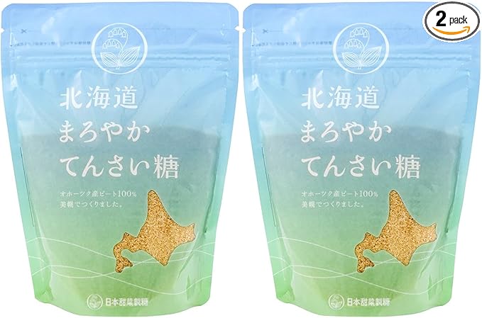 無添加 北海道産てんさい１００％ まろやかてんさい糖280g×２袋 コンパクト 北海道産てんさい100%使用 ミネラル分を残して仕上げたてんさい含蜜糖