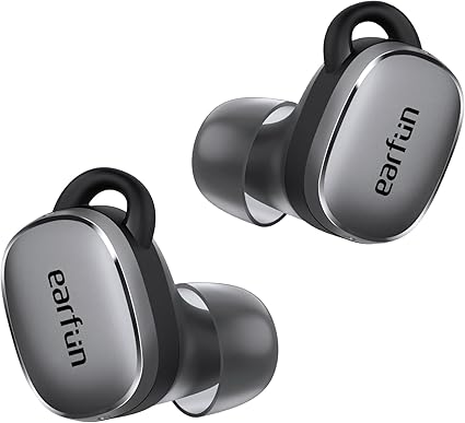 【VGP 2024金賞】EarFun Free Pro 3 ANCワイヤレスイヤホン bluetooth/Snapdragon Sound対応/QCC3072チップ/aptX adaptive Bluetooth 5.3/ワイヤレス充電/6-マイクcVc8.0通話ノイズリダクション/マルチポイント接続/外音取り込みモード/専用アプリ/最大33時間再生/超軽量設計イヤホン(ブラウンブラック)