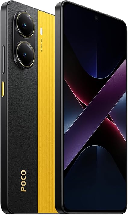 Xiaomi POCO X7 Pro 8GB+256GB 日本語版 Simフリー スマートフォン 90Wハイパーチャージ 120Hz 有機ELディスプレイ IP68防塵・防水 docomo/au/SoftBank/Rakuten Mobile 回線対応 イエロー
