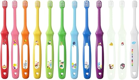 L ＡＰＩＳ： 乳幼児歯ブラシ 歯科推奨 ハッピーカラー 11色 おなまえシリーズ 乳歯 安全設計 プレゼント いろえんぴつ ベビー おなまえエコ包装