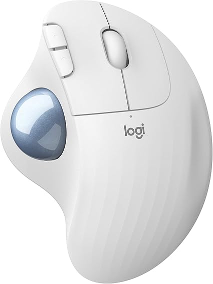 ロジクール ワイヤレスマウス トラックボール 無線 M575OW Bluetooth Unifying 5ボタン windows mac iPad 電池寿命最大24ケ月 M575 オフホワイト 国内正規品