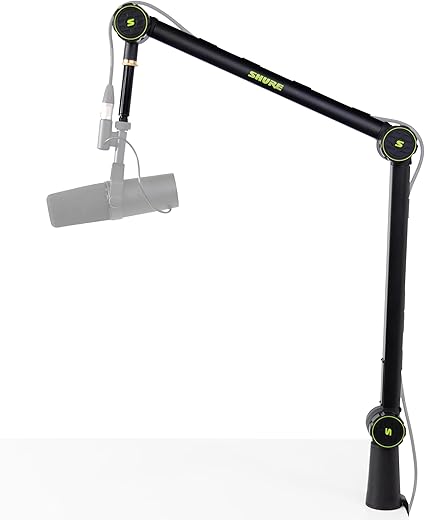 Shure by Gator デスクトップマイクアームスタンド アーム長最大94cm 360度回転式土台 SH-BROADCAST1 [音声録音/動画配信/動画撮影/WEB会議] 【国内正規品】