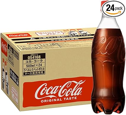 コカ・コーラ ラベルレス 500mlPET×24本