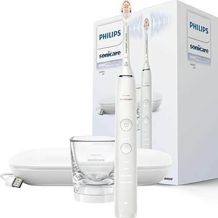 フィリップス 電動歯ブラシ ソニッケアー ダイヤモンドクリーン9000 (携帯用トラベルケース/充電器用グラス付き) HX9911/67 ホワイト