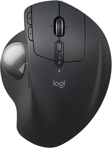 【Amazon.co.jp限定】 ロジクール 静音 ワイヤレス トラックボール マウス MXTB2d MX ERGO S Bluetooth Logibolt 無線 windows mac iPad OS Chrome Android トラックボールマウス グラファイト 国内正規品 ※Amazon.co.jp限定 壁紙ダウンロード付き