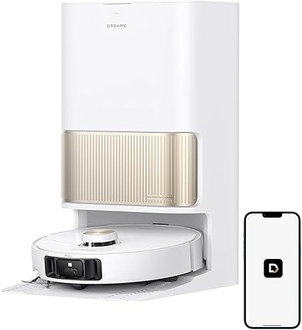 dreame (ドリーミー)L40s Pro Ultraロボット掃除機 自動ゴミ収集 モップセルフクリーニング 自動洗浄・乾燥機能付き 水拭き両用 強力吸引19,000Pa 100% 絡まり防止デュオブラシ 伸長可能なモップとサイドブラシで隅々まで清掃 AI障害物回避180種以上対応 音声コントロールによる指示 ロボット掃除機