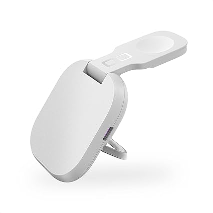 CIO NovaWave 3Way ワイヤレス充電器 3in1マグネット 最大7.5W iPhone 16 / 15 / 14 / 13 / 12 / AppleWatch AirPods 充電器 スマホスタンド (ホワイト)