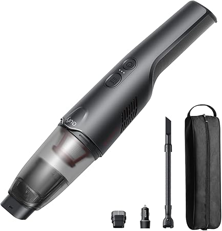 Anker Eufy (ユーフィ) HomeVac H20 （車用 ハンディクリーナー）【コードレス/充電式/軽量設計 / 14000Paの吸引力 / シガーソケット充電/コンパクトサイズ/カーチャージャー付属/ブラシノズル/ホースノズル付属】ブラック