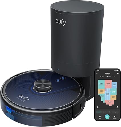 Anker Eufy RoboVac L35 Hybrid+ (ロボット掃除機) 【水拭き両用/自動ゴミ収集ステーション/抗菌消臭ダストバッグ / 3200Pa 強力吸引/AIマッピング 掃除経路確認/アプリ操作/落下・衝突防止/静音設計/自動充電/Alexa対応/チャイルドロック / 最大24ヶ月保証】