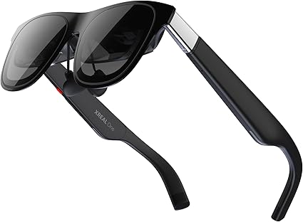 XREAL One AR グラス スマートグラス X1 チップ搭載 単独 3 DoF 最大367インチ 50°視野角 最大120Hz HDディスプレイ 3段階調節可能なレンズ透明度 iPhone 16/15（※eシリーズは対象外）、Steam Deck、ROG、Mac、PC、 Android & iOS対応