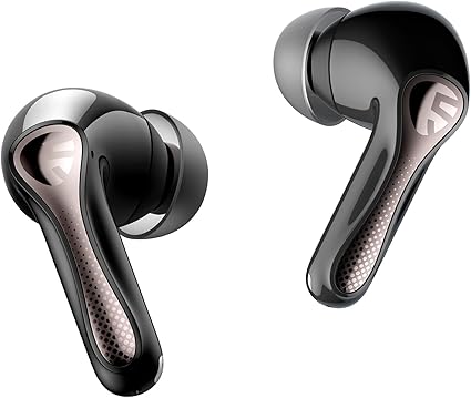 SOUNDPEATS(サウンドピーツ) Air5 Pro ワイヤレスイヤホン 55dB ノイズキャンセリング QCC3091 LDAC/aptX Lossless対応 ハイレゾ Snapdragon Sound対応 Bluetooth 5.4 ロスレス音質 マルチポイント／ハイブリッドANC／外音取り込みモード／6マイクAI通話／専用アプリ／IPX5防水 【VGP 2025 金賞】 (ブラック)