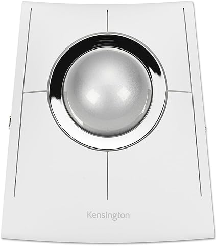 【Amazon.co.jp 限定】Kensington ケンジントン SlimBlade Pro EQトラックボール ホワイト K72084JP Bluetooth・2.4GHzワイヤレス・有線接続対応 再生プラスチック使用