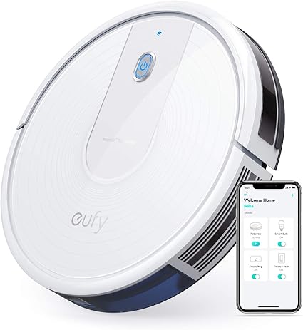 Anker Eufy (ユーフィ) RoboVac 15C（ロボット掃除機)【BoostIQ搭載/アプリ対応/超薄型/強力吸引/静音設計/自動充電/落下防止/衝突防止】（ホワイト）
