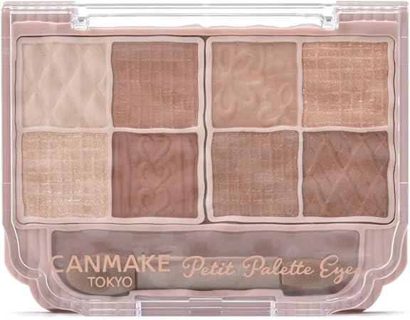 キャンメイク プティパレットアイズ 04 アマンドブリュレ 2.0g アイシャドウ パレット チップ付き ブラウン