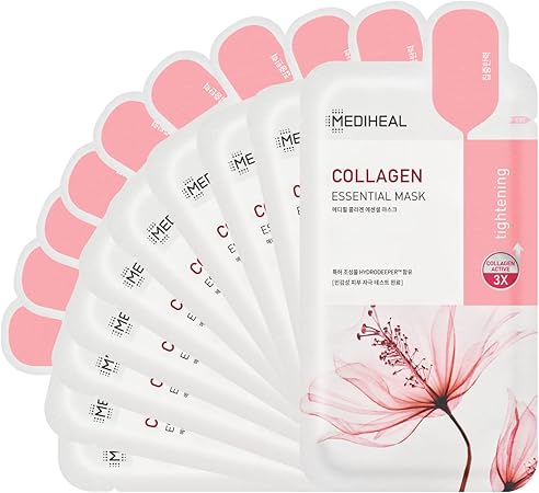 MEDIHEAL OFFICIAL(メディヒール) エッセンシャルマスク(10P) MEDIHEAL Essential Mask 10 sheets (コラーゲン)