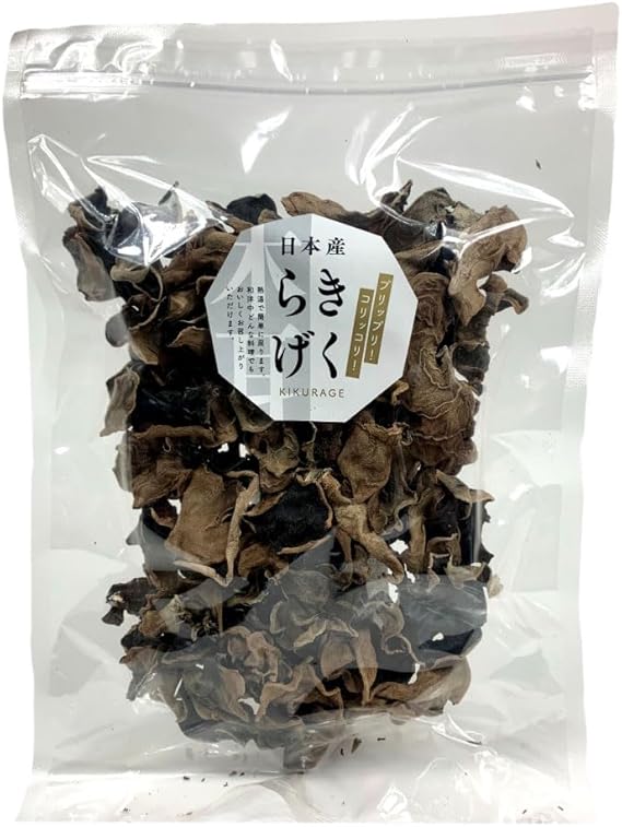 日本産きくらげ（静岡県産）100g 無農薬 便利なチャック付き 木耳 中華 あんかけ焼きそば サラダ